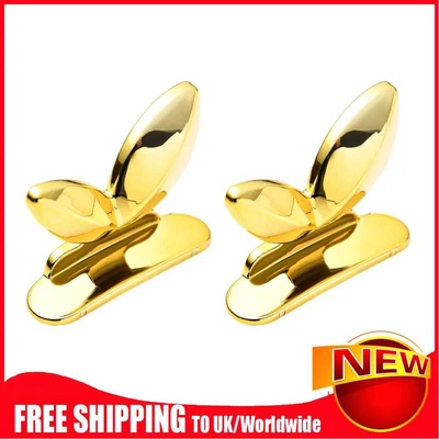 £6.23 • Buy 2pcs Toilets Seat Cover Lifter Non-dirty Hands Mini Cabinet Drawer Handle (Gold)