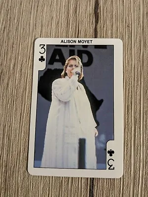 Dandy Rock N Bubble Pop Star Card 1986 Collectable Alison Moyet 3 Of Clubs  • £0.99