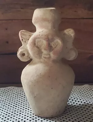 Aztec Mayan Vase Pre Columbian Art Pottery Figural Vessel Clay Effigy  • $799.99