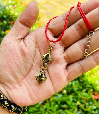 $30 • Buy ENERGIZED Vajra Dorje Pendant Amulet Tibet Buddhism Phurba Gokosho