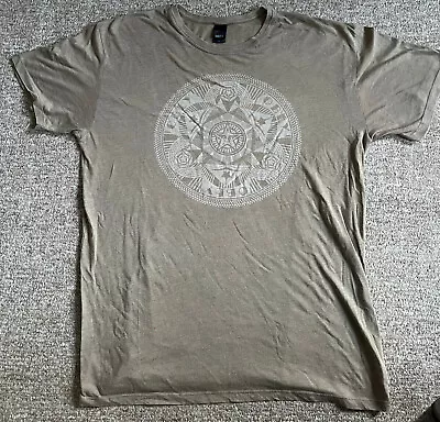 Obey Circle Giant Shirt Print Brown T-Shirt XL • £18