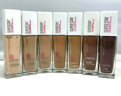 Maybelline SuperStay Full Coverage Up To 24H Foundation 1.0oz./30ml New;You Pick • $13.95