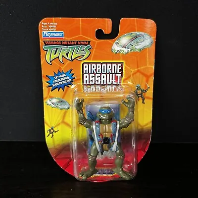 Teenage Mutant Ninja Turtles Airborne Assault Parachuting Leonardo Mini Figure • $35