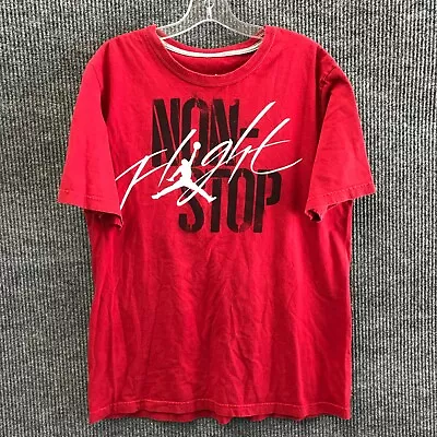 Jordan Jumpman Short Sleeve Shirt Men's L (M) Red • $7.75