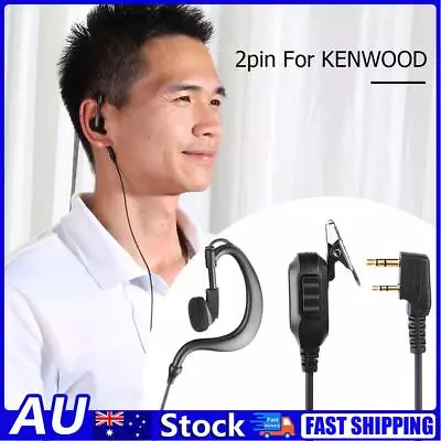 Walkie Talkie Earpiece G Type Earhook For Baofeng UV-5R Kenwood Two Way Radio • $10.30