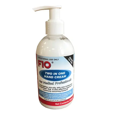 F10 Disinfectant Hand Cream Two In One Anti Bacterial Hand Santiser Santizer • £19.99