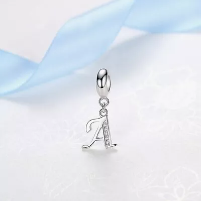 Charm Silver Filled Letter  A To Z Dangle Alphabet • £4.89