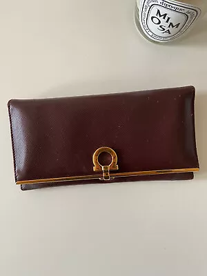 Salvatore Ferragamo Buckle Leather Wallet • $150