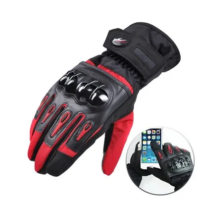 Motorcycle Gloves Touchscreen Winter Warm Waterproof Windproof Protective Gloves • $17.69