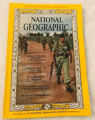 National Geographic January 1965 Americans In Action In Vietnam Making Astronaut • $33.95