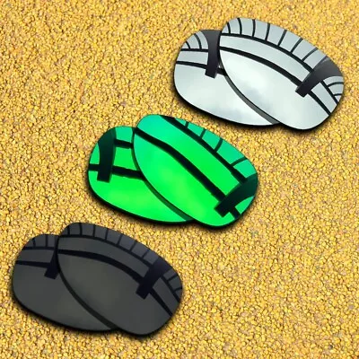 3 Pairs Lenses Replacement For-Oakley Felon Polarized - Solid Black&Silver&Green • $19.79
