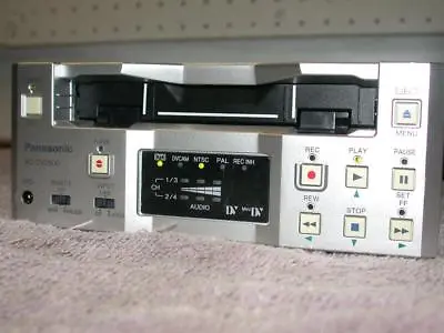 Panasonic Ag-dv2500p Mini Dv Dvcam Vcr Deck Ntsc Pal Works Great Bin-br-dv3000u • $549.99