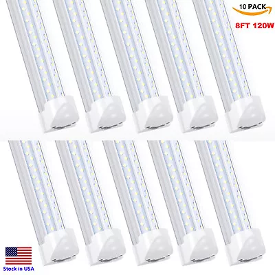 8FT Linkable LED Shop Light Fixture T8 LED Tube Lights Replace Fluorescent Light • $167.99