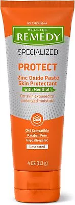 Medline Remedy Specialized Zinc Oxide Paste With Menthol 4oz Unscented1ea • $10.99