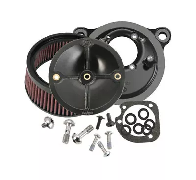 S&S Stealth Air Cleaner Kit Black #170-0100 Harley Davidson • $170.96