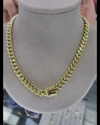 14kt Gold Miami Cuban Link Chain. • $7500