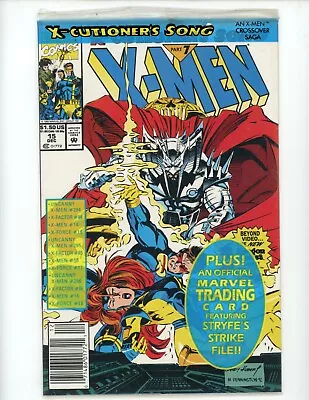 X-Men #15 Comic Book 1992 Polybagged Marvel Cyclops Newsstand Comics • $4.99