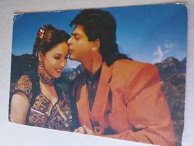 Bollywood Actors Madhuri Dixit Shahrukh Khan India Postcards Post Card • $5