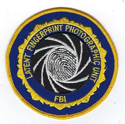 VIRGINIA - FBI Latent Fingerprint Photgraphic Unit Patch • $6