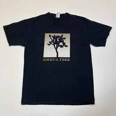 U2 Joshua Tree Shirt Adult Medium Black Short Sleeve Music Band Tee Album Mens • $12.99
