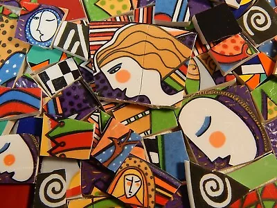 Broken China Mosaic Tiles - PiCaSSO STyLE  MoSaiC Tiles -  METROPOLITAN  • $29.95