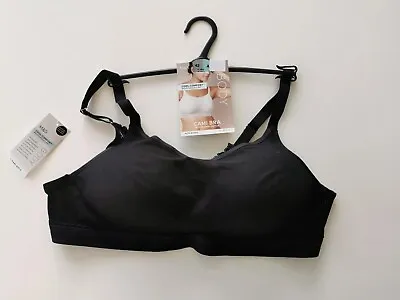 M&S Body Cami Bra Cool Comfort Cotton Non Wired 42A Black • £11.99