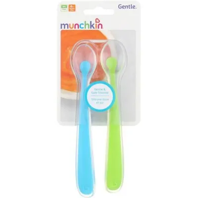 Munchkin Gentle Silicone Infant Spoons 2 Ct • $5
