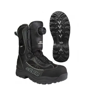 Castle  Charge Atop Mens Lightweight Waterproof Snowmobile Gear Boots - Black • $199.99