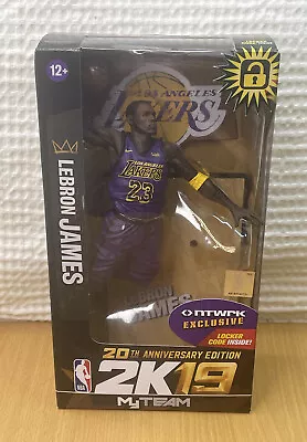 Lebron James #23 McFarlane NBA 2K19 Figure Lakers 20th Anniversary Edition New • $42.95