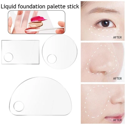 £2.81 • Buy Acrylic Paint Tray Palette Rectangle Pallet Painting W/ Thumb Hole Color Mixing