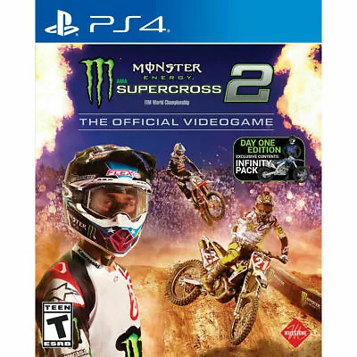 Monster Energy Supercross 2 USED SEALED (Sony PlayStation 4 2019) PS4 • $7.69