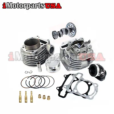 Best Gy6 80cc Cylinder Big Bore Kit Bbk Roketa Taotao Ice Bear A9 Cam 69mm Valve • $109.95