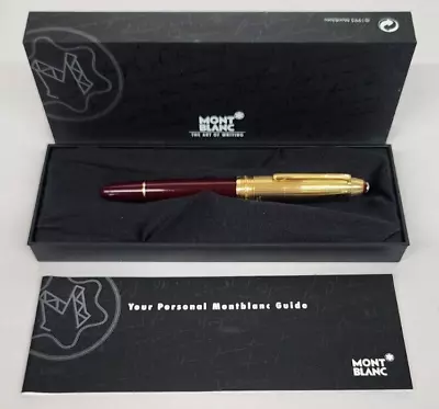 Vintage Au 925 Gold & Silver Montblanc Meisterstuck Pen In Box Mont Blanc Great • $169.16