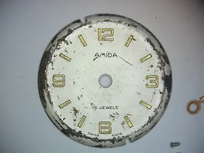 Amida 585 Watch Movement For The Watchmaker For Parts / Repair #M65 • $15.03