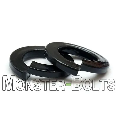 Metric Steel Split Lock Washers W Black Ox DIN 127B - M2 M2.5 M3 M4 M5 M6 M8 M10 • $4.44