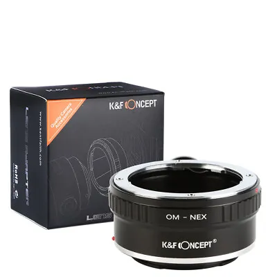£27.59 • Buy K&F Concept Lens Mount Adapter W/Tripod For Olympus OM Lens To Sony NEX E Camera
