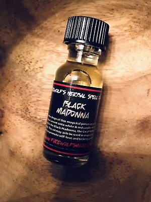 Black Madonna Ritual Oil Handmade Organic Occult Witchcraft Hoodoo • $13