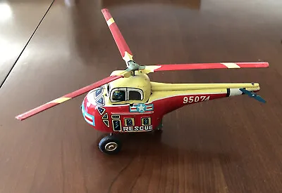 Vintage Marusan Toys  SAN Tin Toy Helicopter Japan • $99