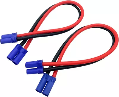 2PCS EC5 Male Connector To EC5 Female Connector RC Extension Cable Lead Adapt... • $14.93