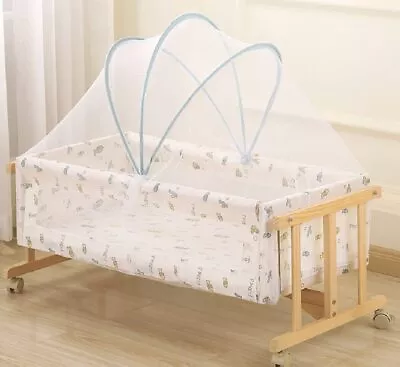 Baby Mosquito Net Bed Canopy Cot Net Canopy Baby Cot Insect Net Arched Mosqui... • £12.72
