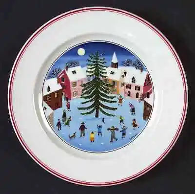 Villeroy & Boch Naif Christmas Salad Plate 752075 • $27.99