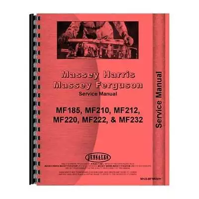 Service Manual Fits Massey Ferguson 210 185 220 • $62.04