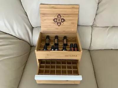 DoTERRA Essential Oil Wooden Storage Box + Melissa Roman Chamomile Assorted Oils • $99