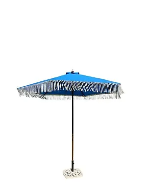 9ft 8 Ribs Replacement Umbrella Canopy W/ Tassel Edges (Canopy Only) • $79.99
