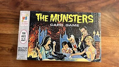 Vintage THE MUNSTERS CARD GAME Milton Bradley 1964 RARE • $500