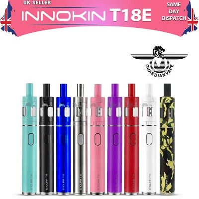 INNOKIN ENDURA T18E 1000mAh STARTER Vape Pen KIT Or Buy 5x Coils |  AUTHENTIC UK • £7.99