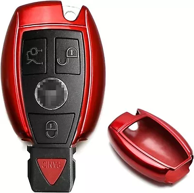 Exact Fit Glossy Red Remote Smart Key Fob Shell For Mercedes C E S M Class Etc • $9.89