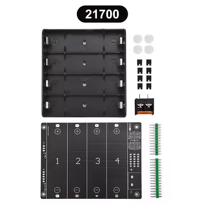 For 18650 21700 4 Batteries Slot Series & Parallel Combination Battery Holder • £2.87