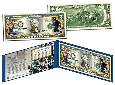 $14.95 • Buy John F Kennedy * 50th ANNIVERSARY Of ASSASSINATION * Legal Tender US $2 Bill JFK