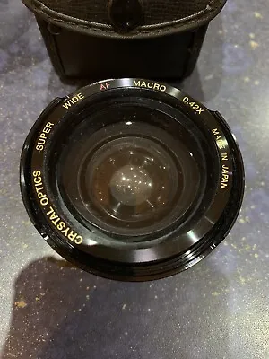 Vintage Camera Crystal Optics Lens Made In Japan • $10